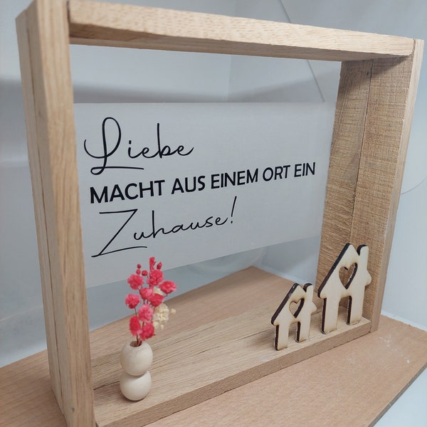 Einzugsgeschenk oder nettes Mitbringsel | Geschenk zum Einzug | Dekoration für neues Haus oder neue Wohnung