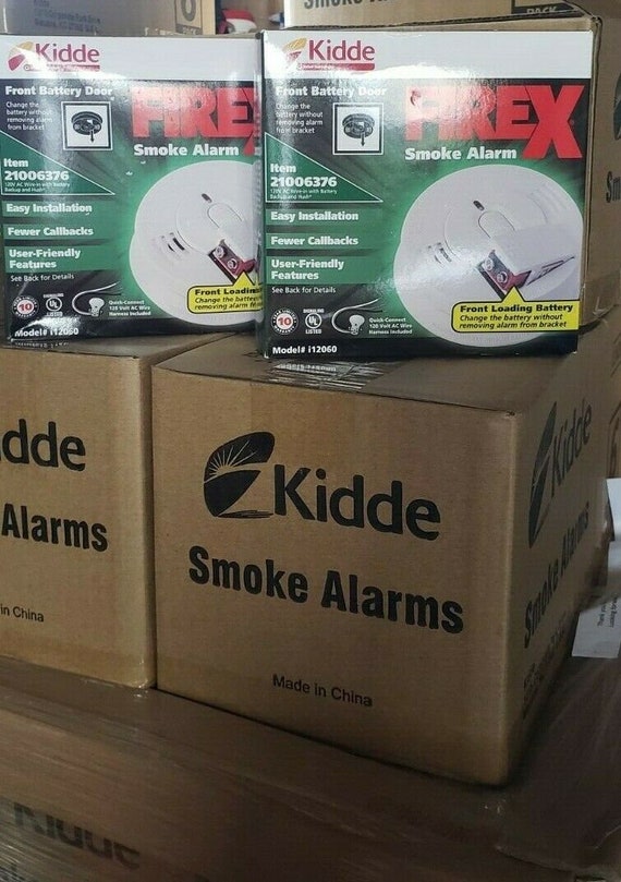 KIDDE I12060 Hardwired Smoke Alarm With Front Loading Battery Etsy
