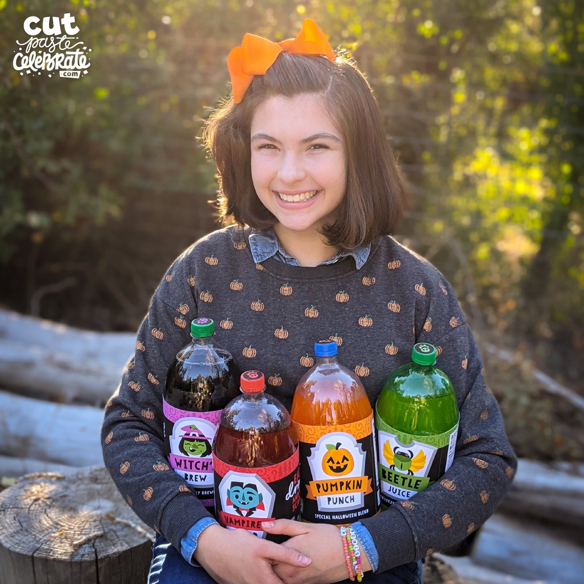 Printable Halloween 2-liter Bottle Labels - Perfect for Bottles of ...