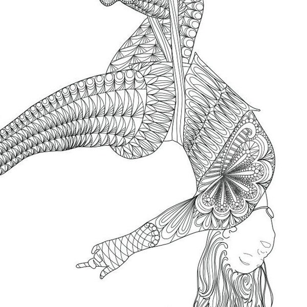 Aerial Silks Coloring Pages Etsy - Il 600x600.3553772825 70um 