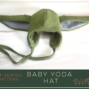 Baby Yoda DIY Mützen Schnittmuster, Star Wars Cosplay Baby Yoda