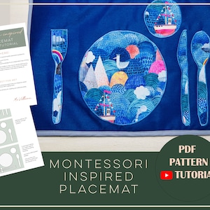 Montessori Tischset Schnittmuster & Videoanleitung (PDF)