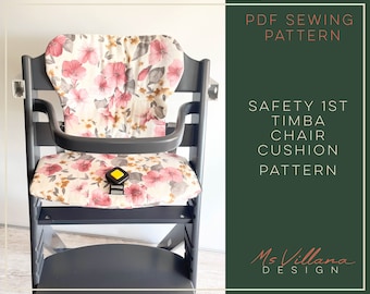 High chair cushion pattern, Safety 1st Timba chair cushion pattern