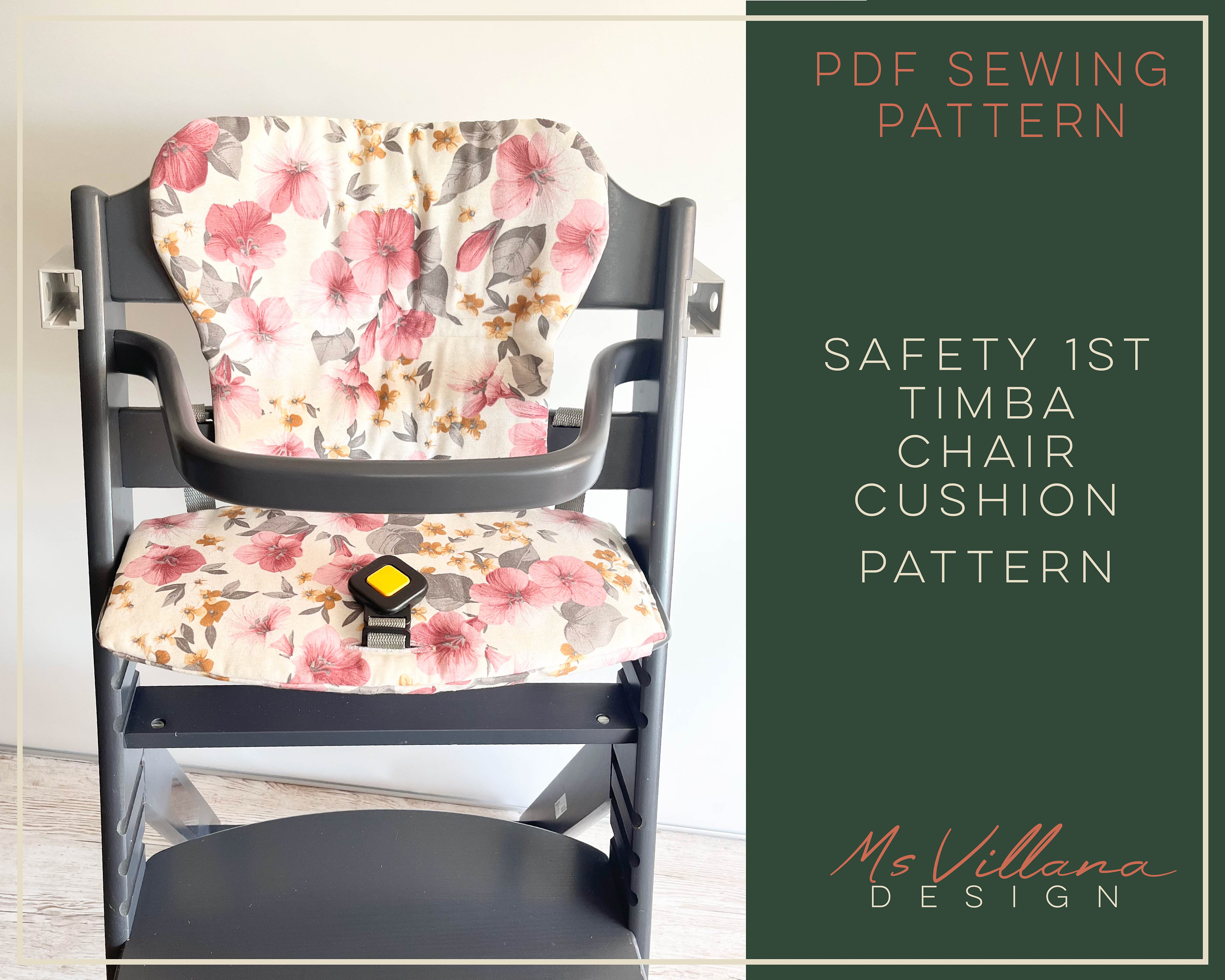 PDF Pattern High Chair Cover / Patron Et Tuto PDF Housse Chaise