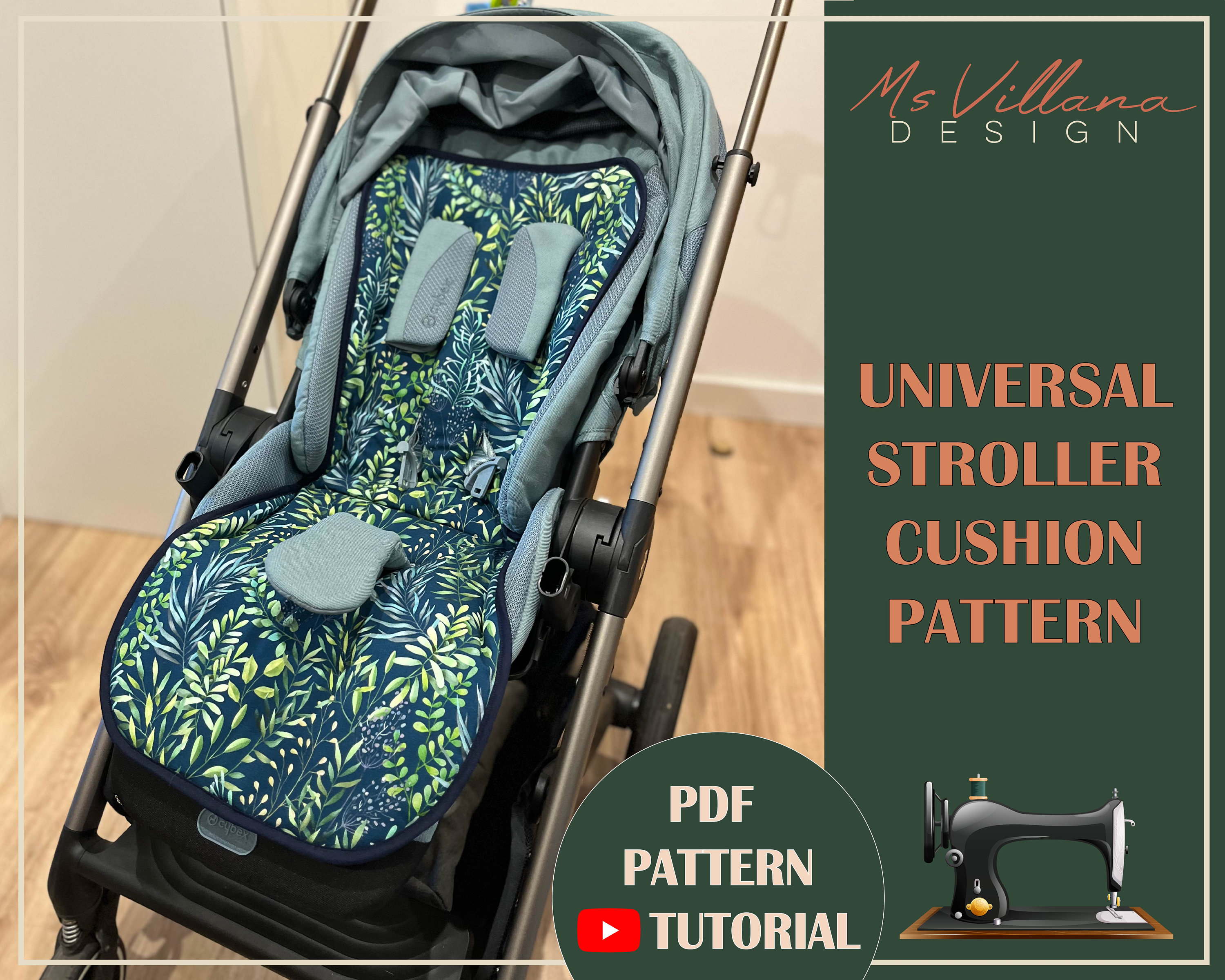 Colchoneta Silla Paseo Universal / Bugaboo / Ligera Stándar / Ligera Thin  Algodón - Textil Bebé