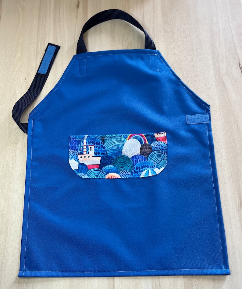 Easy Montessori Apron Pattern With Velcro Closing Toddler Etsy
