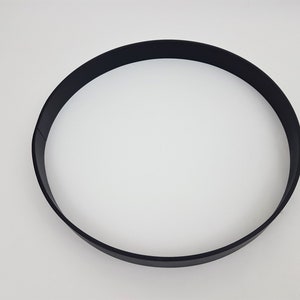 Flat iron ring metal 30 mm width painted black / 0689001905 image 2