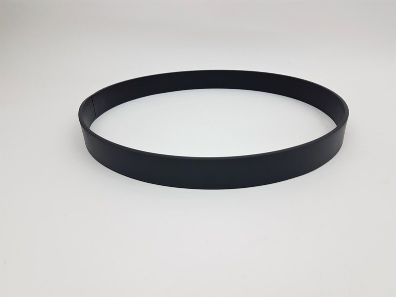 Flat iron ring metal 30 mm width painted black / 0689001905 image 1