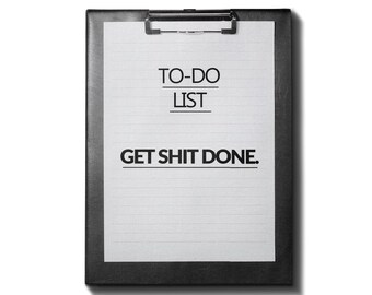Get Shit Done -  Motivational Print, Canvas, Currency, Motivational Canvas, Wall Decor, Black Art, Daily Motivation