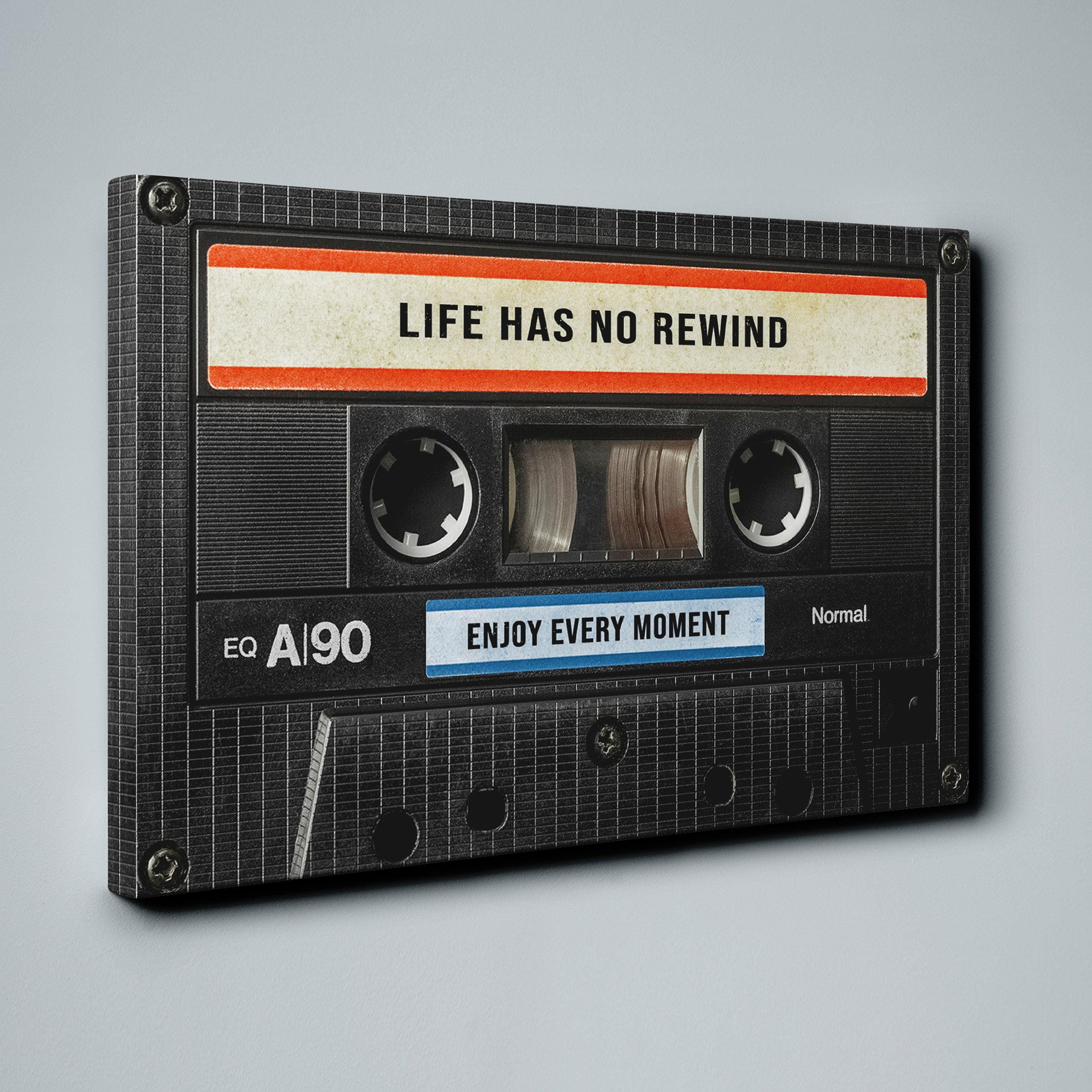 Making Every Moment Count［カセット］ Enjoy Every Moment - Cassette Canvas Art, Enjoy Every Moment, Life