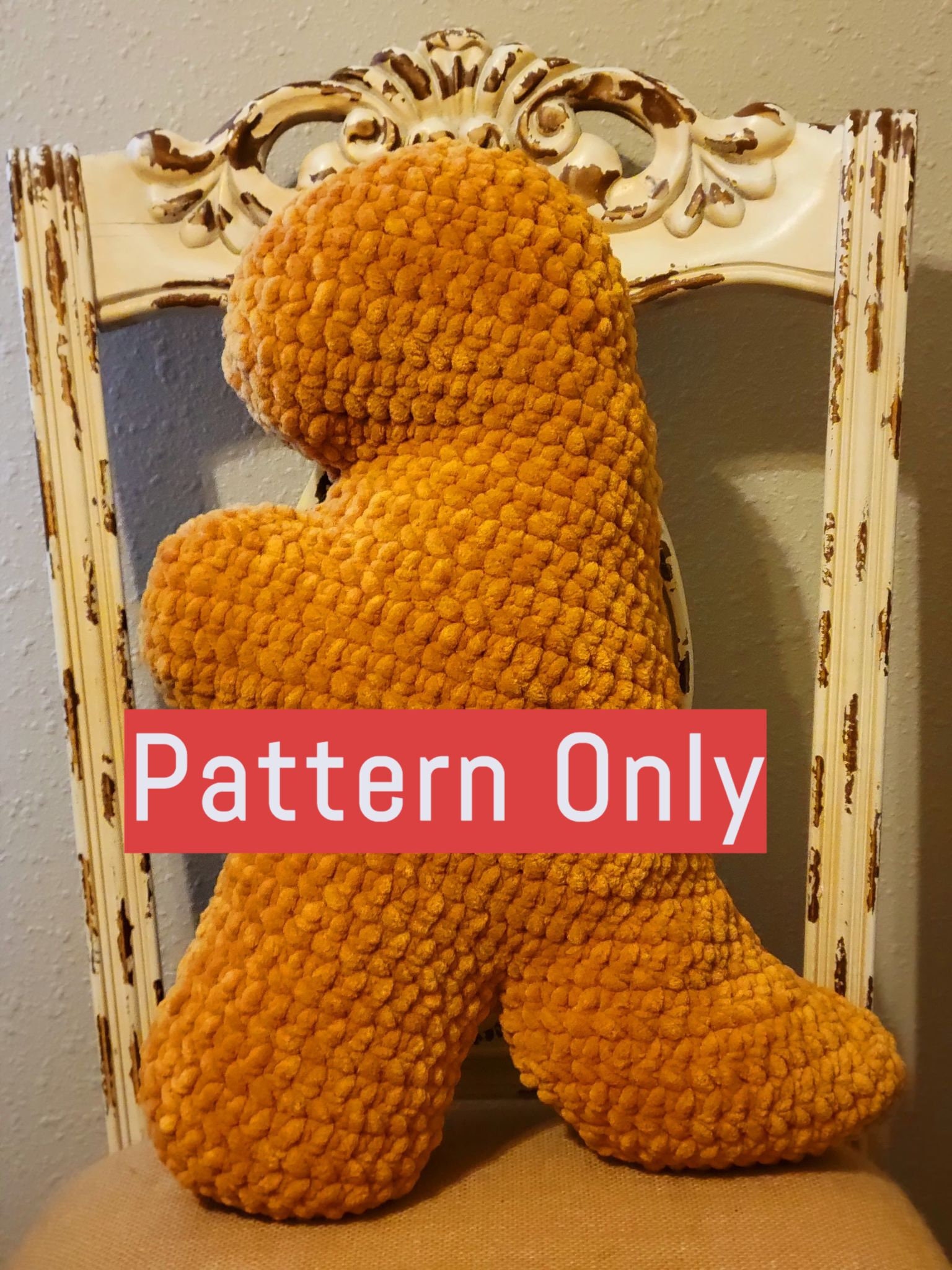 Patron de coussin au crochet en forme de poulet et de pépites de dinosaure  TREX -  France