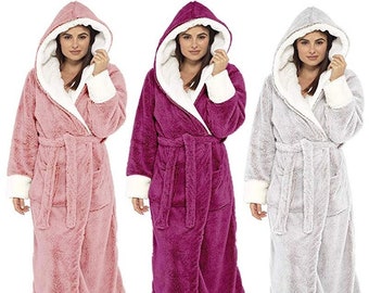 Soft cosy dressing gown clearance