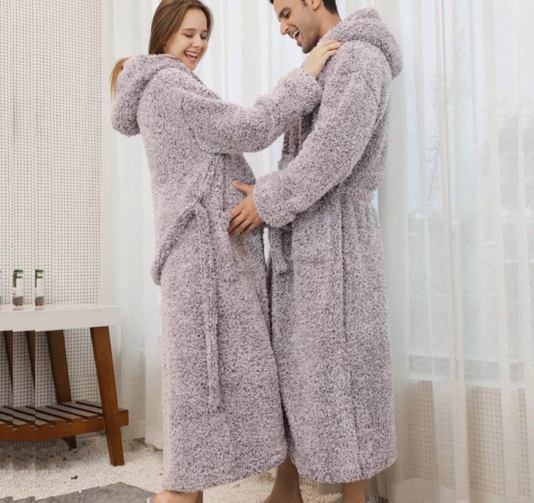 luxury fleece dressing gowns mens
