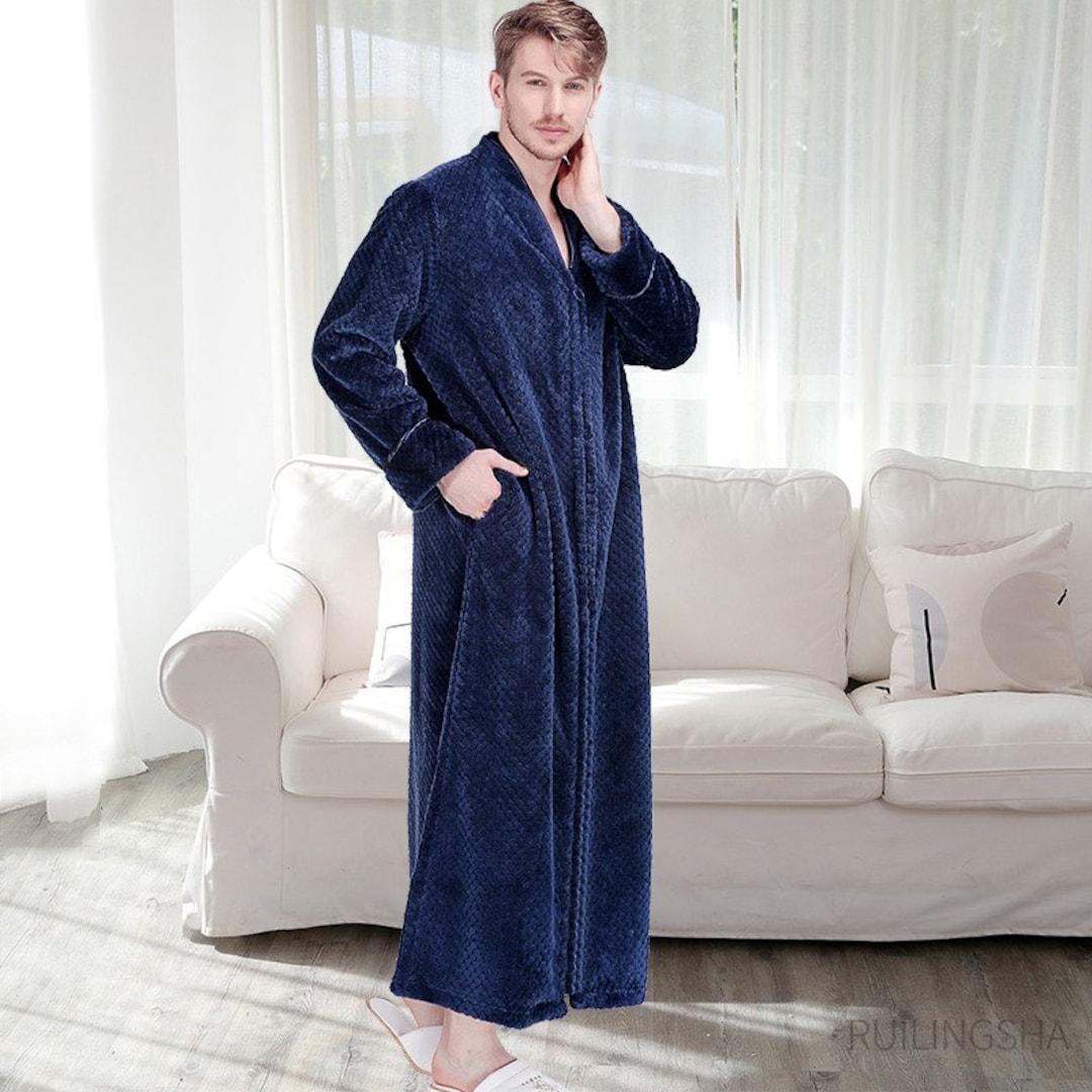 mens cosy dressing gown