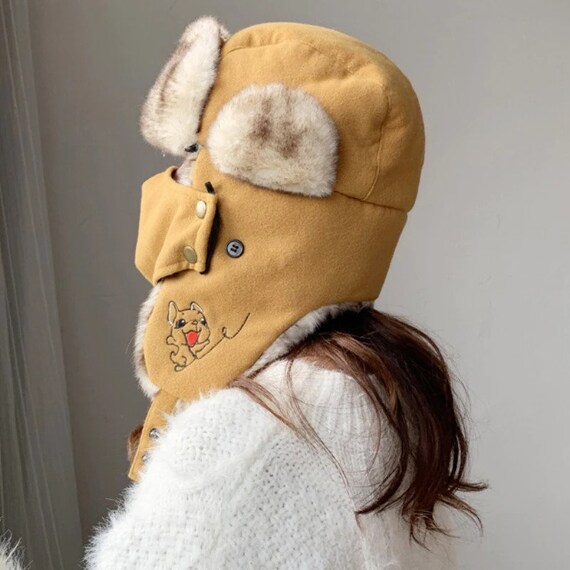 Cute Thick Warm Russian Hat Ushanka 