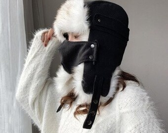 Real Fur Trapper Hat - Etsy Australia