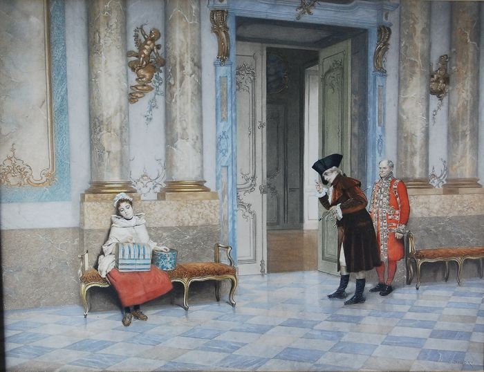 Charles Édouard Delort | 1841-1895 - La Postulante Endormie