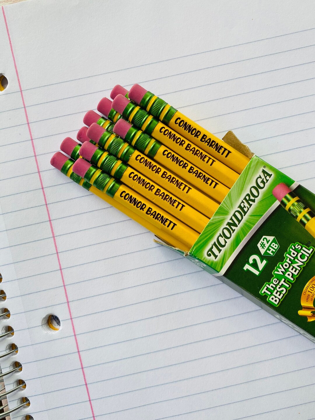 Custom Engraved #2 Ticonderoga Pencils | Back to School Supplies - Etsy