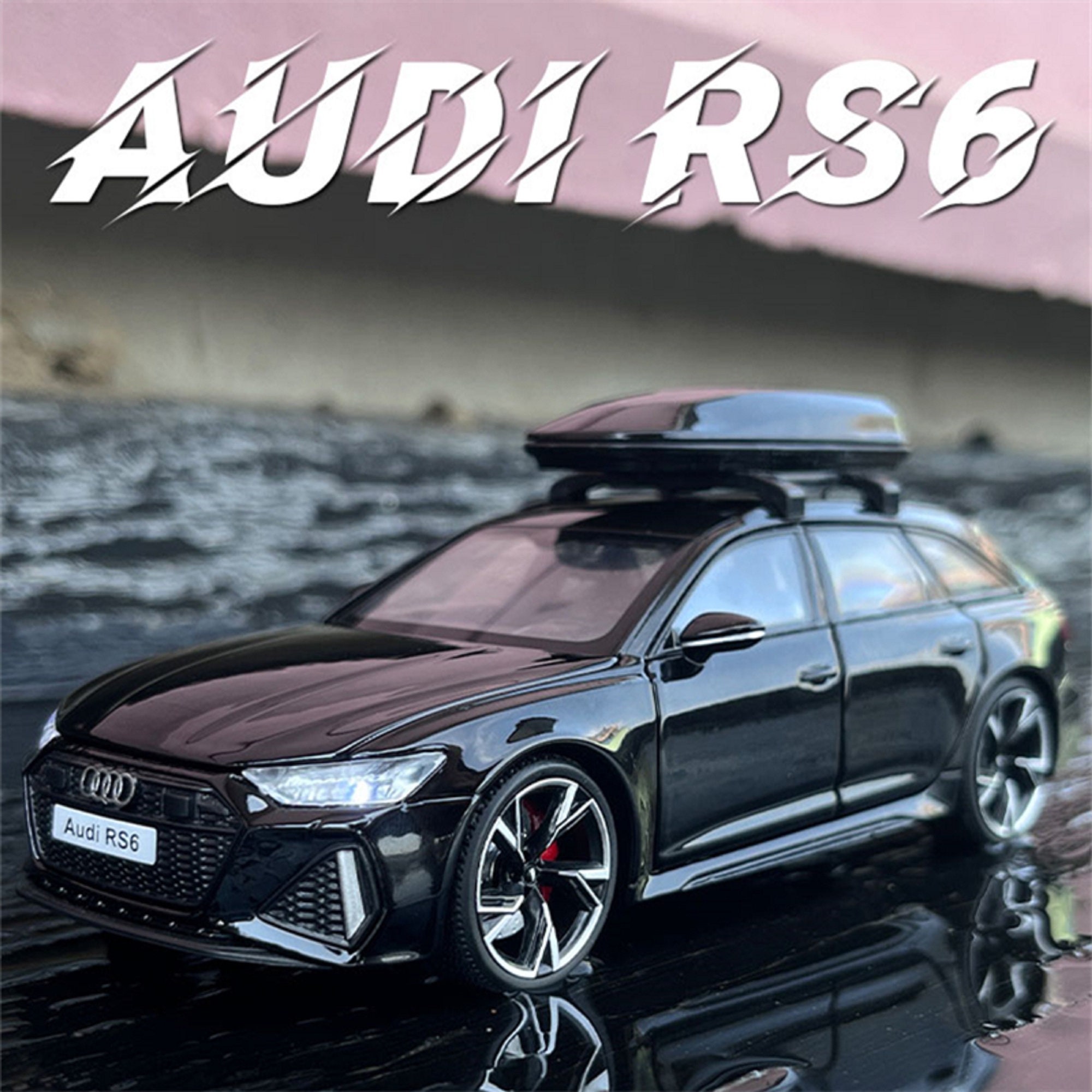 C423 Audi RS6 Ixo altaya 1:43 voiture miniature - Juguetes Reciclados