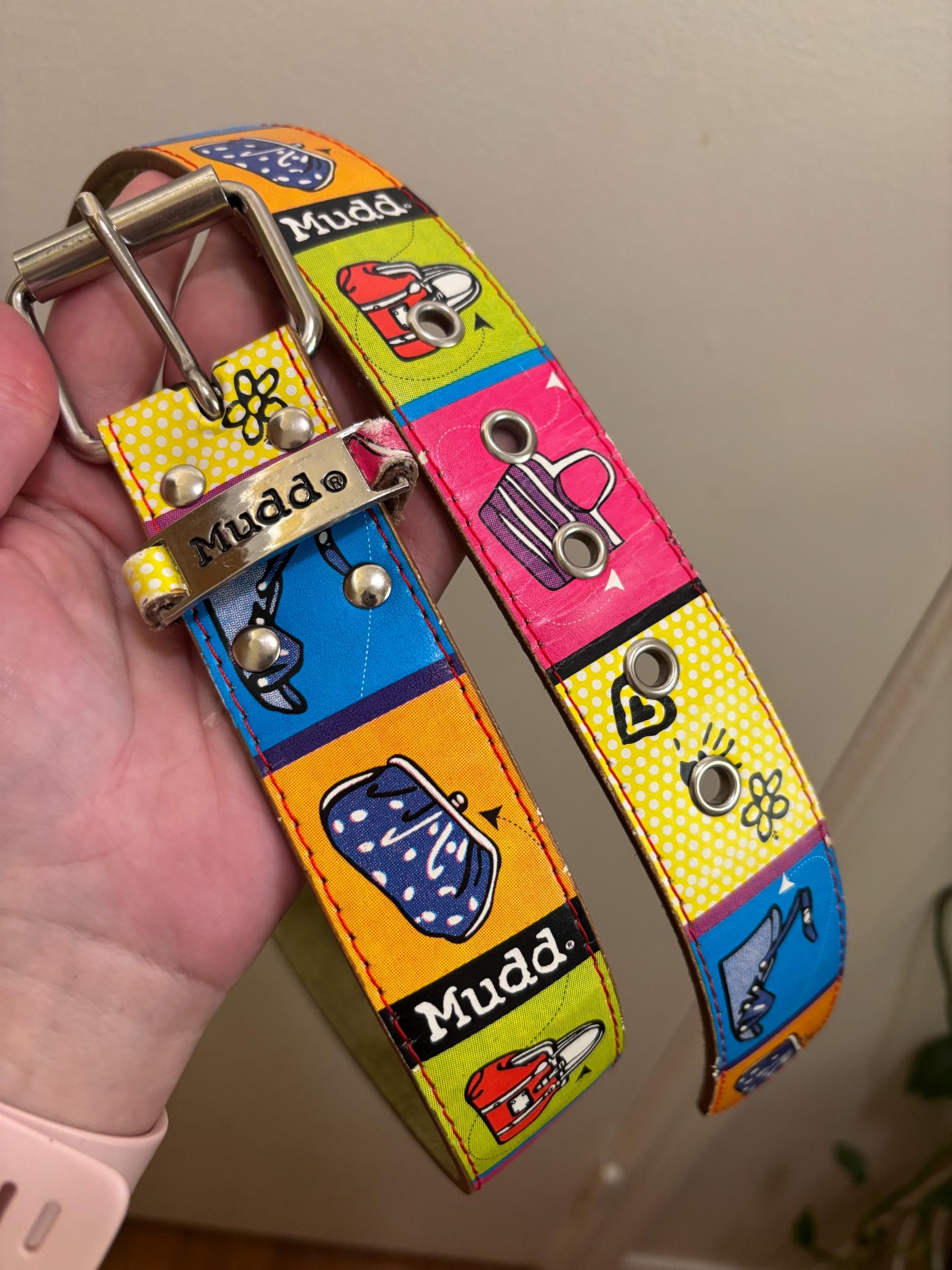Mudd Vintage Retro Diner Pop Art Leather Belt XL Multicolor Y2K 50s Kitsch Amazon.com : BELECO 7x5ft Fabric Retro American Diner  main image 4