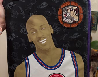 Vintage Sealed 1996 Looney Tunes Space Jam Blanket Full Twin