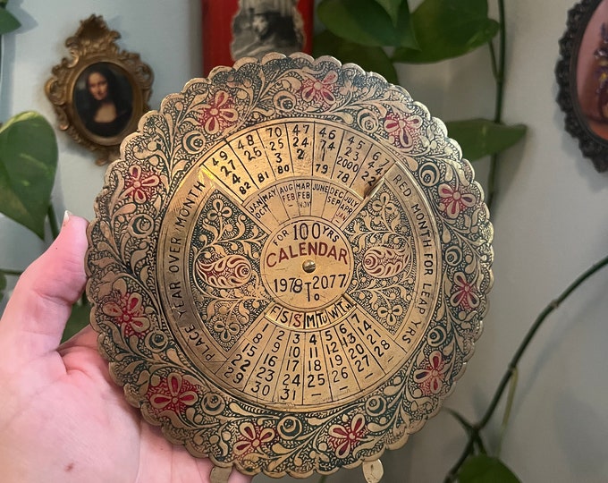 vintage-perpetual-calendar-brass-made-in-india-1978-to-2077-etsy
