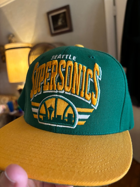 Vintage Style Seattle SuperSonics NBA SnapBack Ha… - image 2