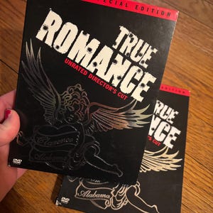 True Romance 1993 Movie dvd Director’s Cut Widescreen Edition 2-disc with shelve 2002 Christian Slater Patricia Arquette 90s 1990s movies