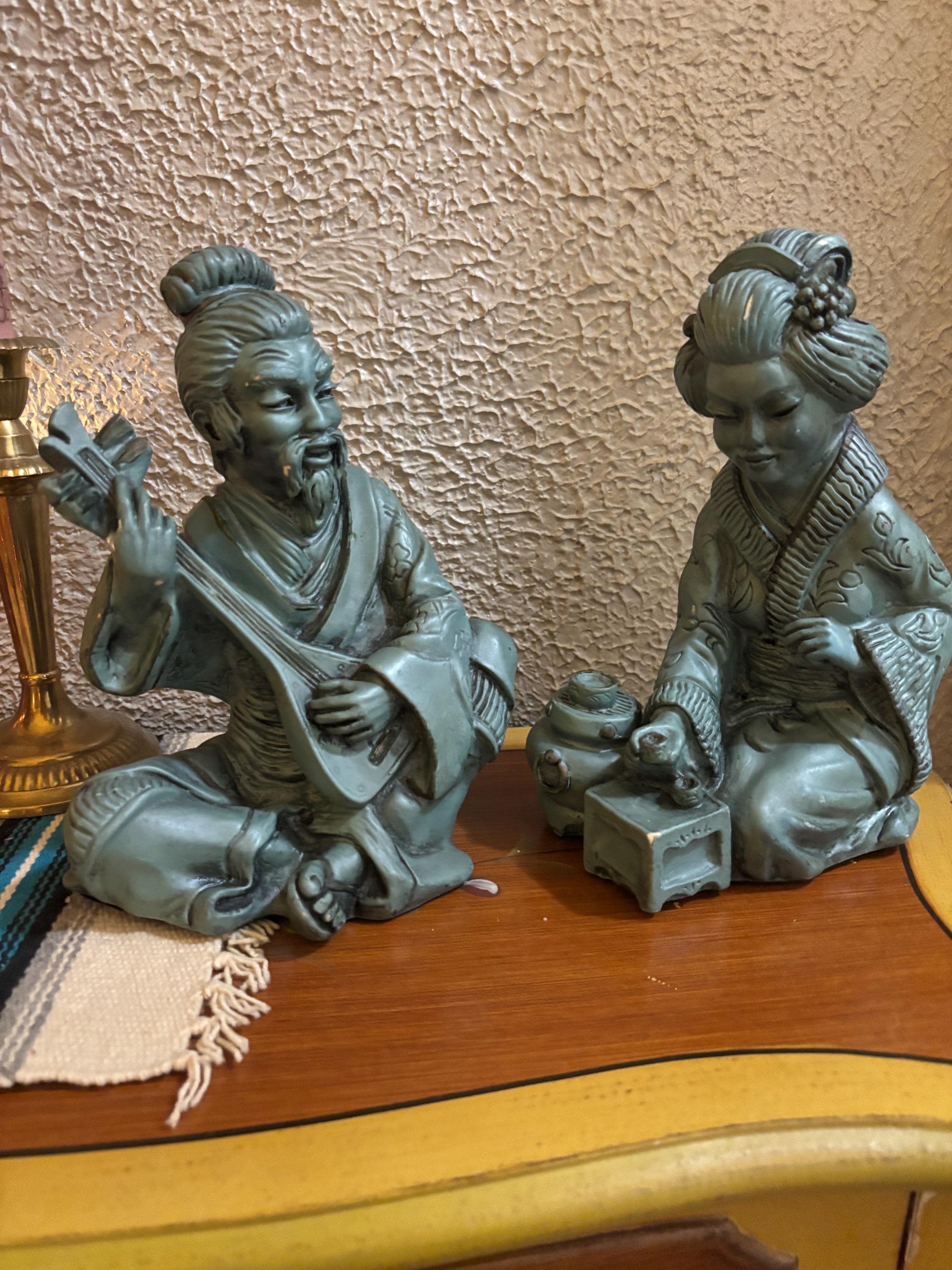 UNIVERSAL STATUARY CHICAGO 1960年代 石膏オブジェ Set 2Vintage Universal Statuary Corp Chicago ILL 1958 16
