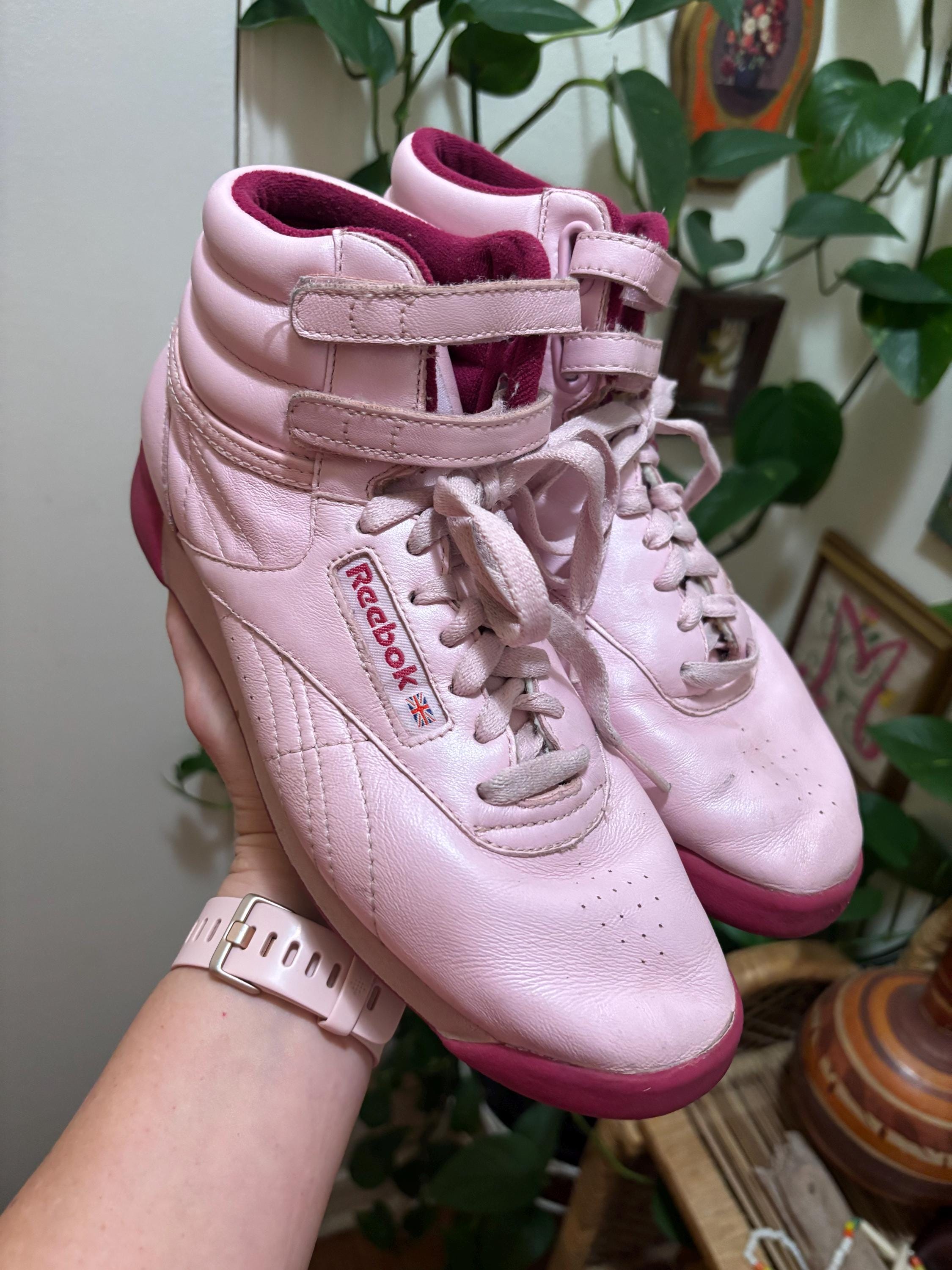 80s Pink Sneakers Etsy