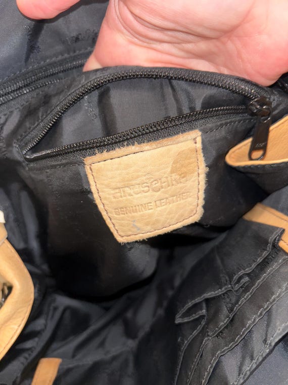 Anuschka Southwestern Aztec Painted Leather Bag S… - image 4