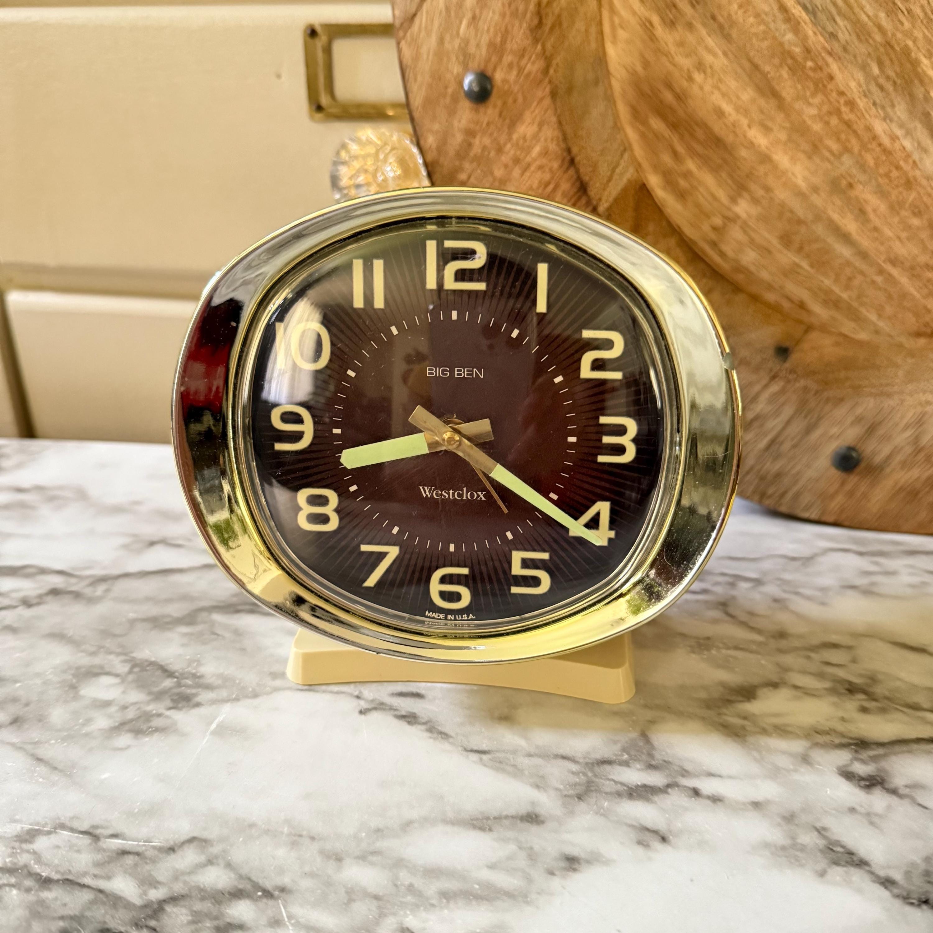 70's Westclox Clock - Etsy