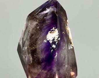 RARE Enhydro Smoky Amethyst 2 MOVING BUBBLES - White Phantom, Elestial, Grape Jelly, Rainbows