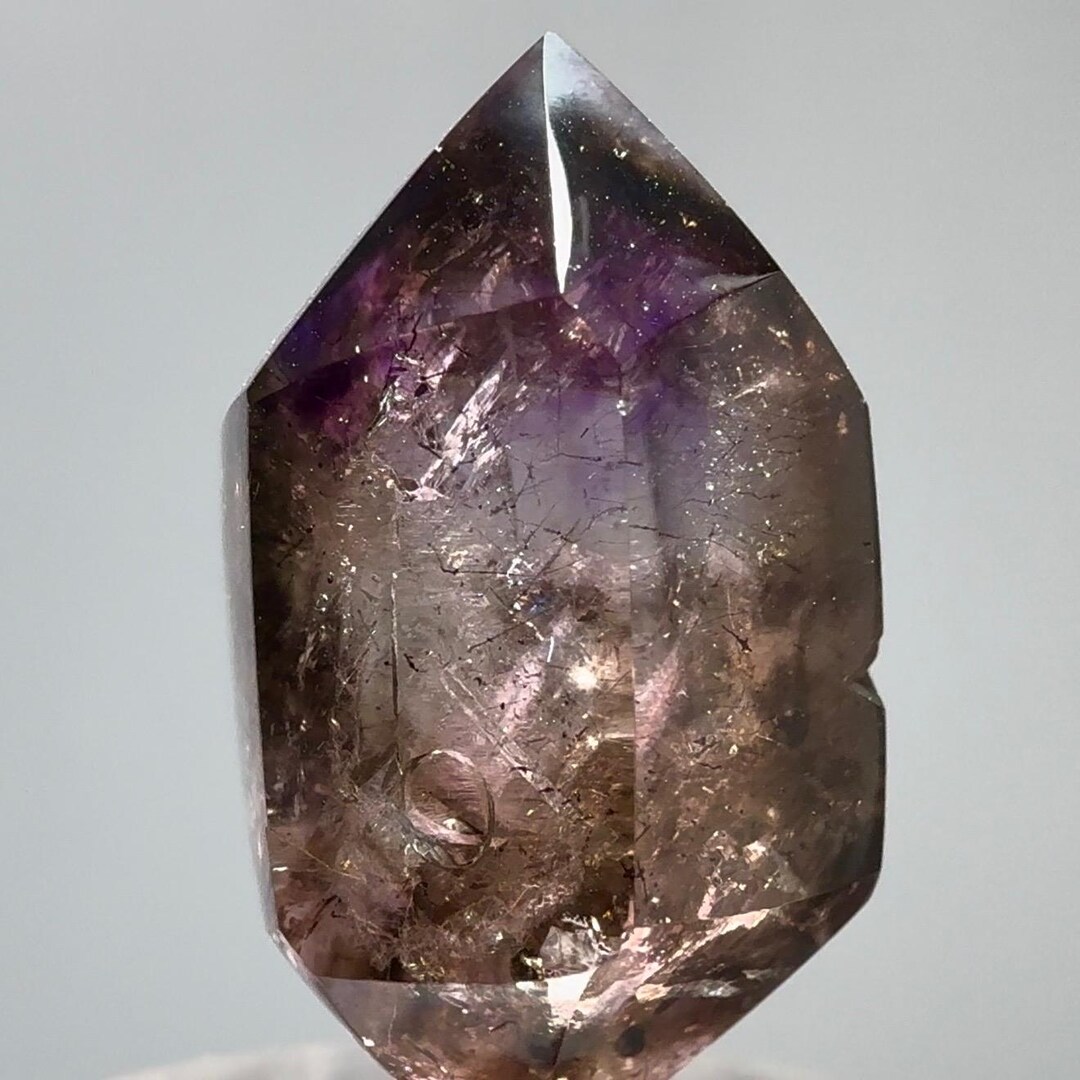 Rare Enhydro Smoky Amethyst HUGE MOVING BUBBLE - Mobile Hematite ...