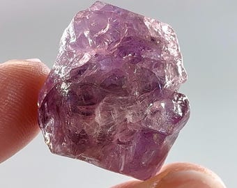 Rare Gemmy Deep Lavender Purple Natural Mahenge Spinel Crystal From Tanzania 9.2g PLEASE READ DESCRIPTION Rainbows / Double terminated