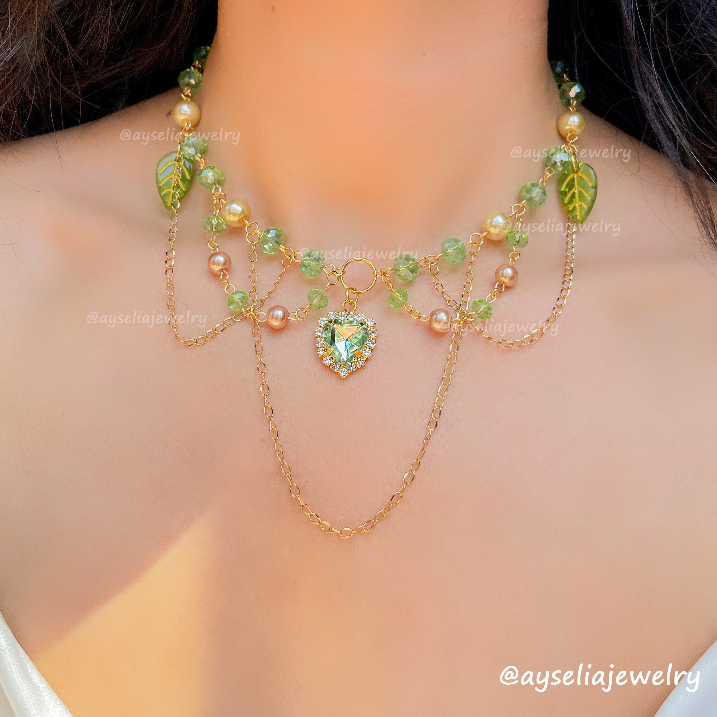 Cottagecore Necklace, Enchanted Forest Fairy, Fairycore