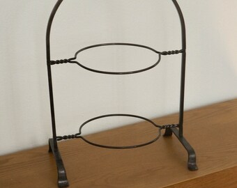 Iron Tiered Plate or Pie Stand