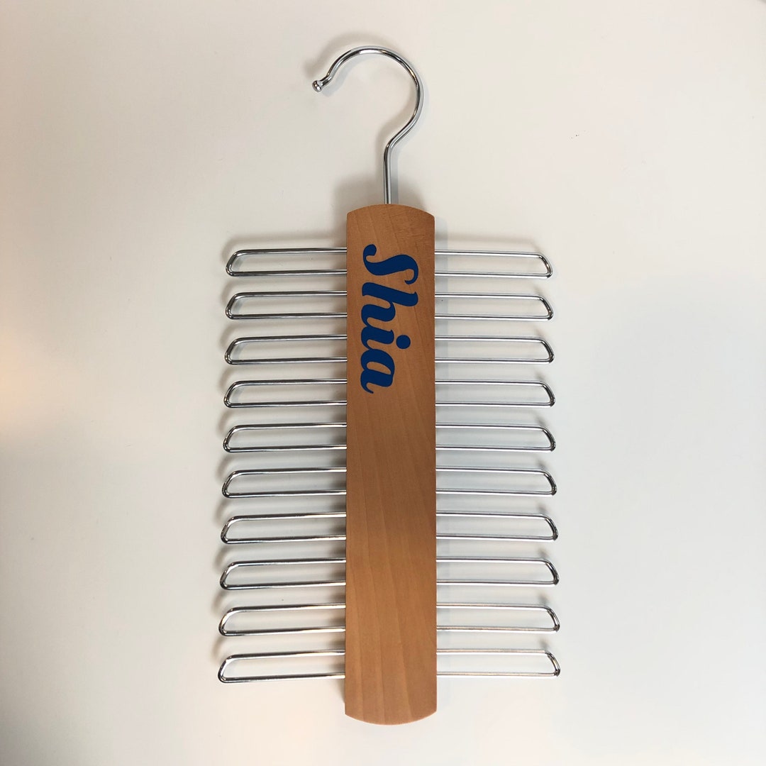 personalised tie rack