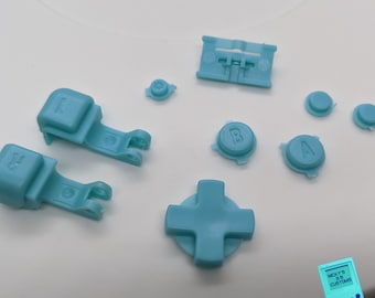 BRAND NEW Game Boy Advance Sp Gba Sp Button Set SOLID Choose your Color! Usa Ready to Ship! Great Parts for your Next Project!