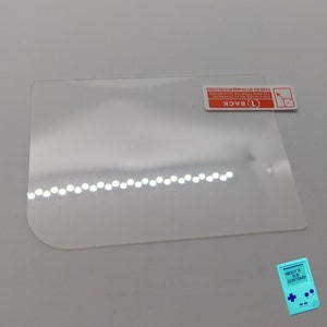 BRAND NEW High Quality Game Boy / Color / Pocket / Advance Clear GLASS Screen Protector Usa Ready to Ship! Great parts for your next project