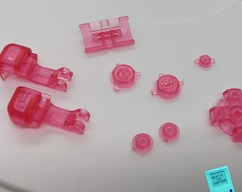 BRAND NEW Game Boy Advance Sp Gba Sp Button Set TRANSLUCENT Choose your color! Usa Ready to Ship! Great Parts for your Next Project!