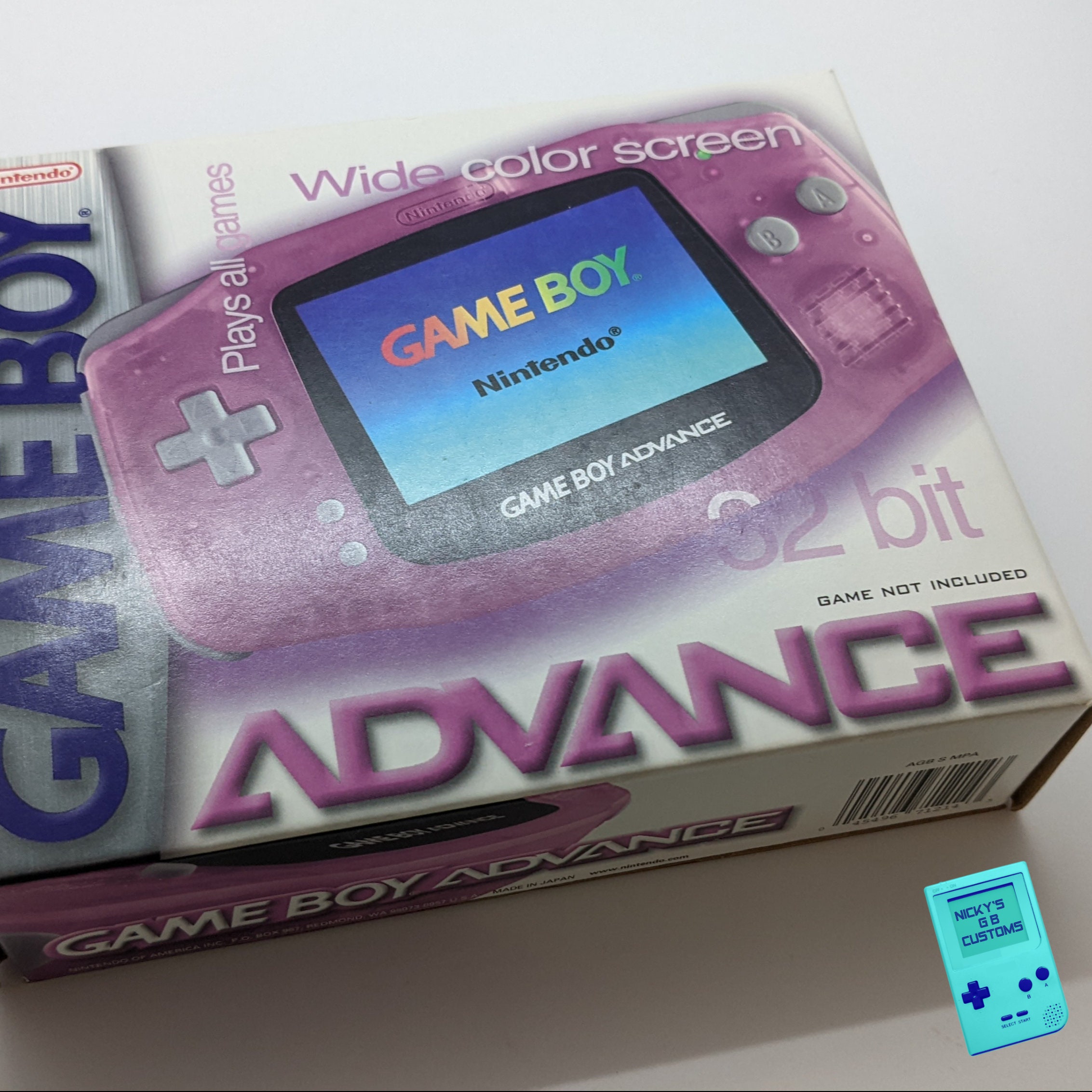 1 Nintendo Gameboy Advance SP - with new Super Famicom shell - Handheld -  Catawiki