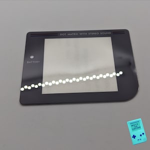 BRAND NEW Game Boy Original DMG Glass Replacement Drop-In Screen Lens with adhesive backing Usa Ready to Ship! Great parts for your project!