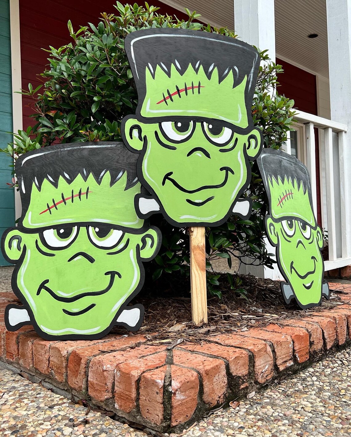 Frankenstein Door Hanger Frankenstein Halloween Etsy