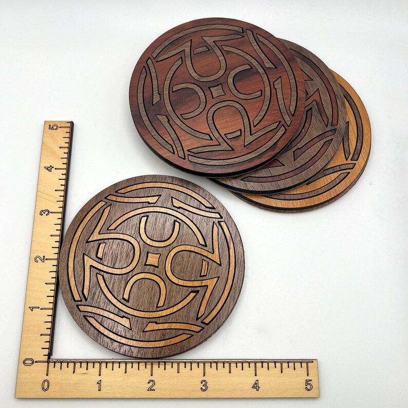 Celtic 2er-Set Untersetzer Aus Silikon – Rutschfest, Mit Keltischem Wappen, Ca. 10 Cm