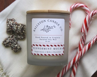 Peppermint Mocha Soy Candle