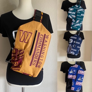 NFL- NFC East-Cowboys; NY Giants; Philly Eagles & Washington Commanders- slingbags