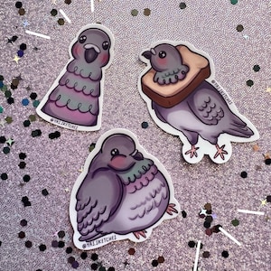 Pigeons Matte Vinyl Sticker Pack
