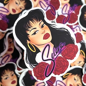 Selena Quintanilla Matte Sticker Amor Prohibido
