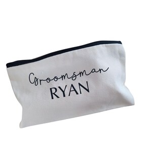Personalized wedding canvas bag/travel bag/ wash bag